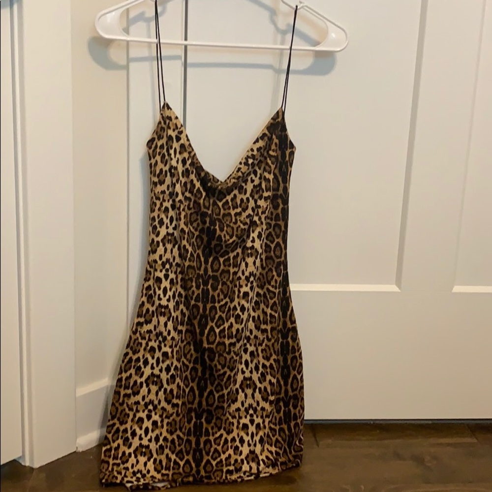 Cheetah print dress